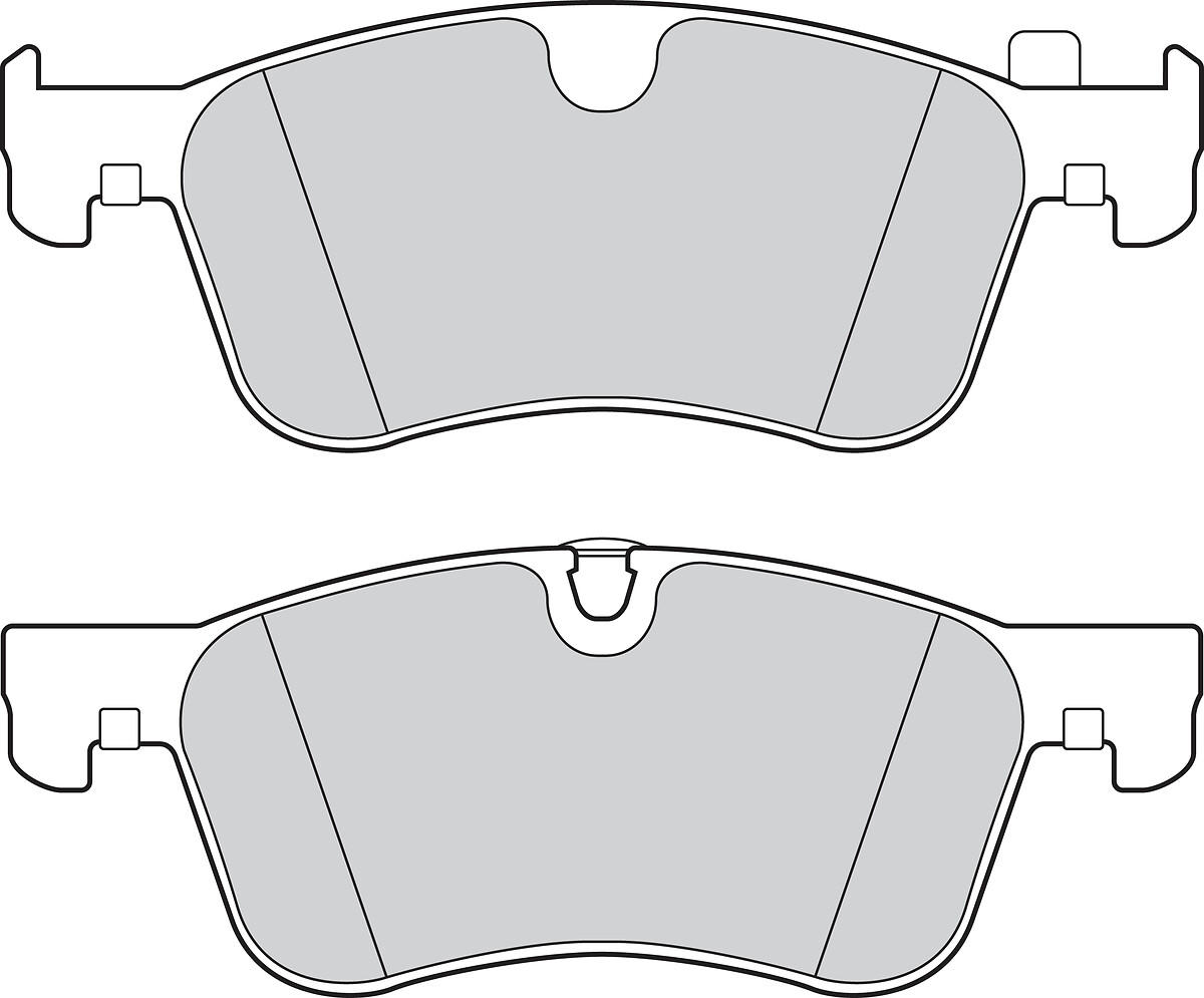 Jeu de 4 plaquettes de frein VALEO ref. 302949